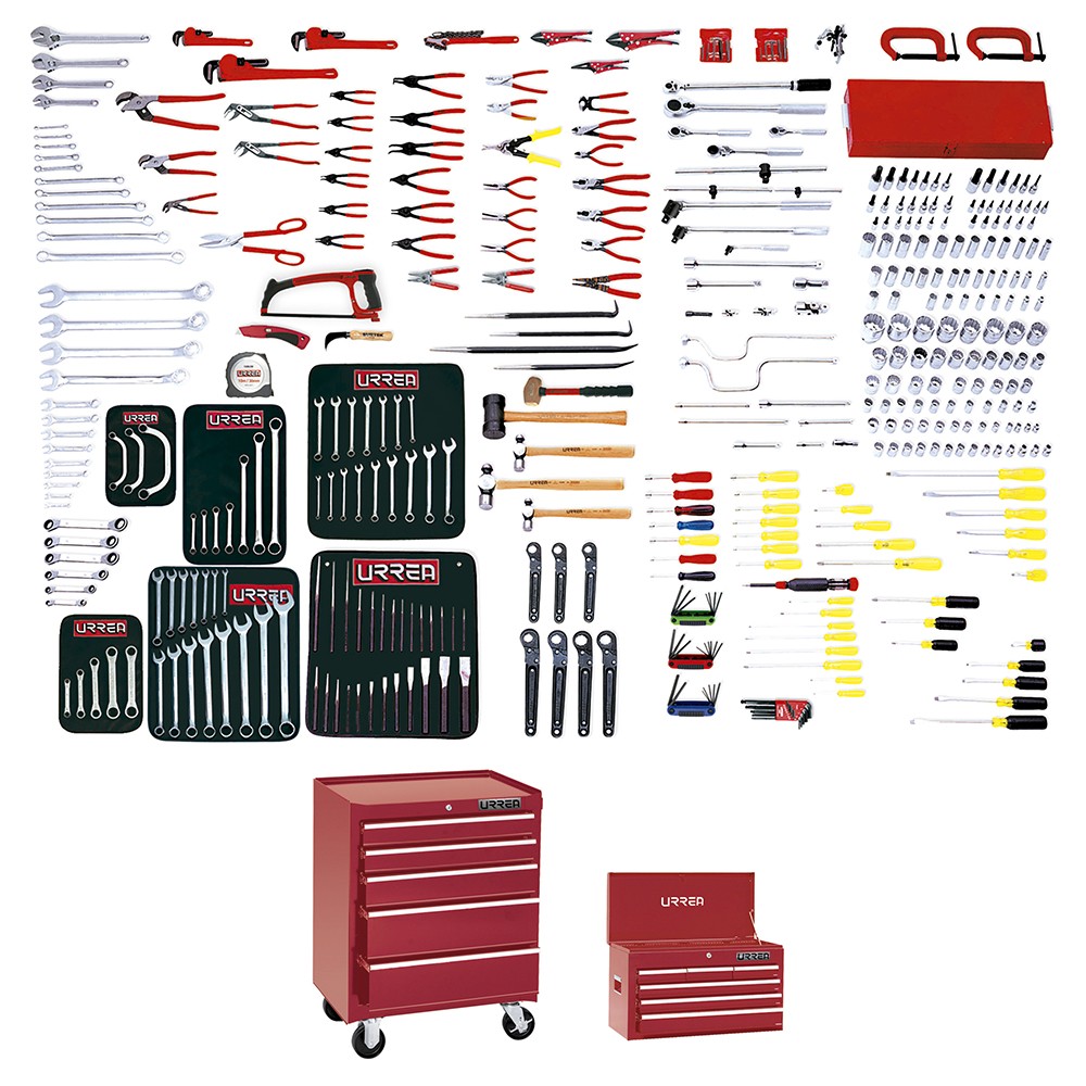 Juego maestro industrial combinado 399 piezas, con gabinetes EX27M5, EX27S6