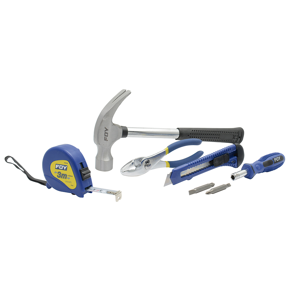 Juego combinado de herramienta con pinza de mecánico, 5 piezas