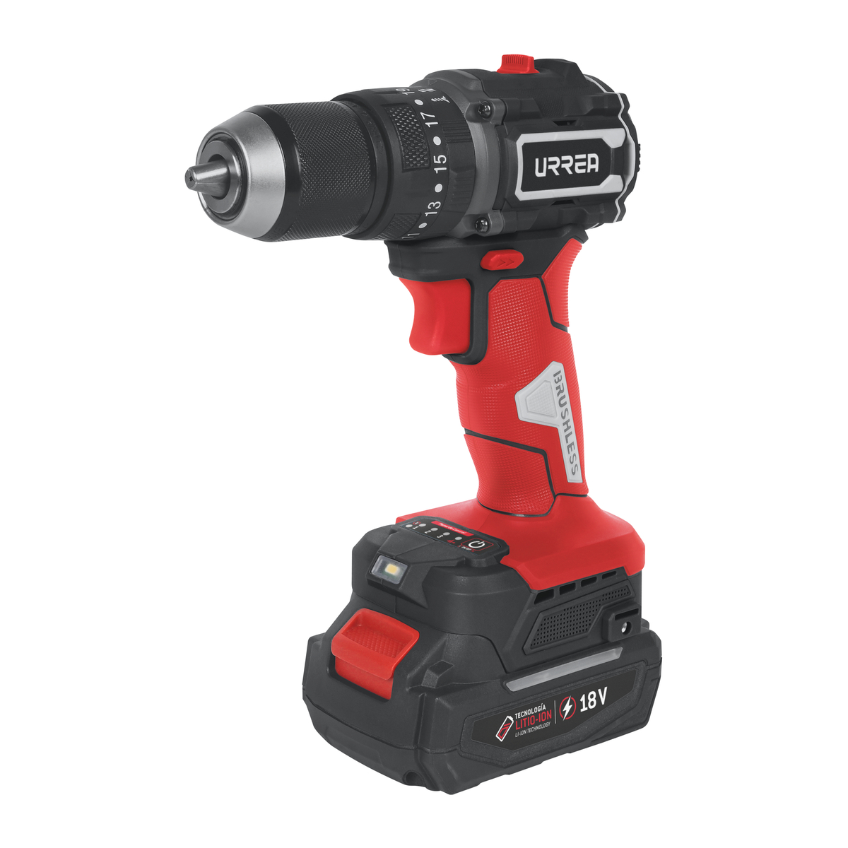 Rotomartillo de impacto 1/2" a batería Litio-ion 18 V, 60 Nm