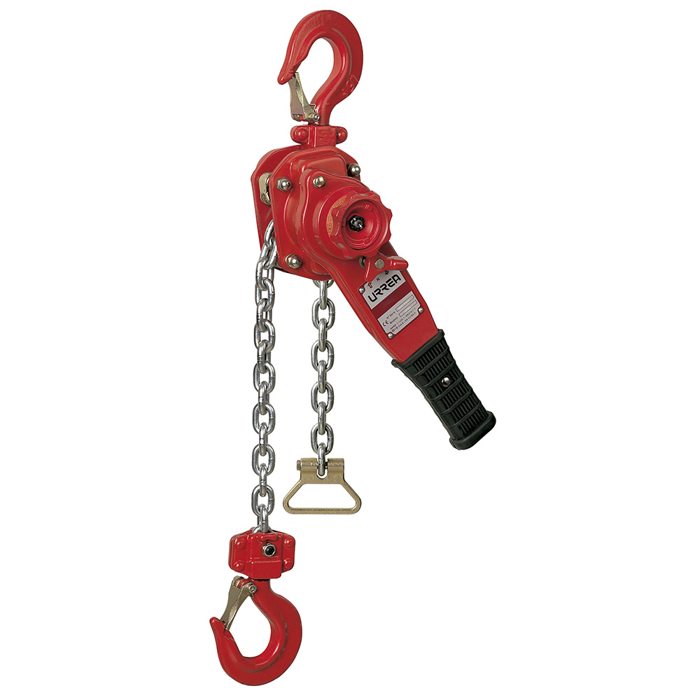 Polipasto manual sistema doble freno de palanca 1.5 ton, 1.7 m