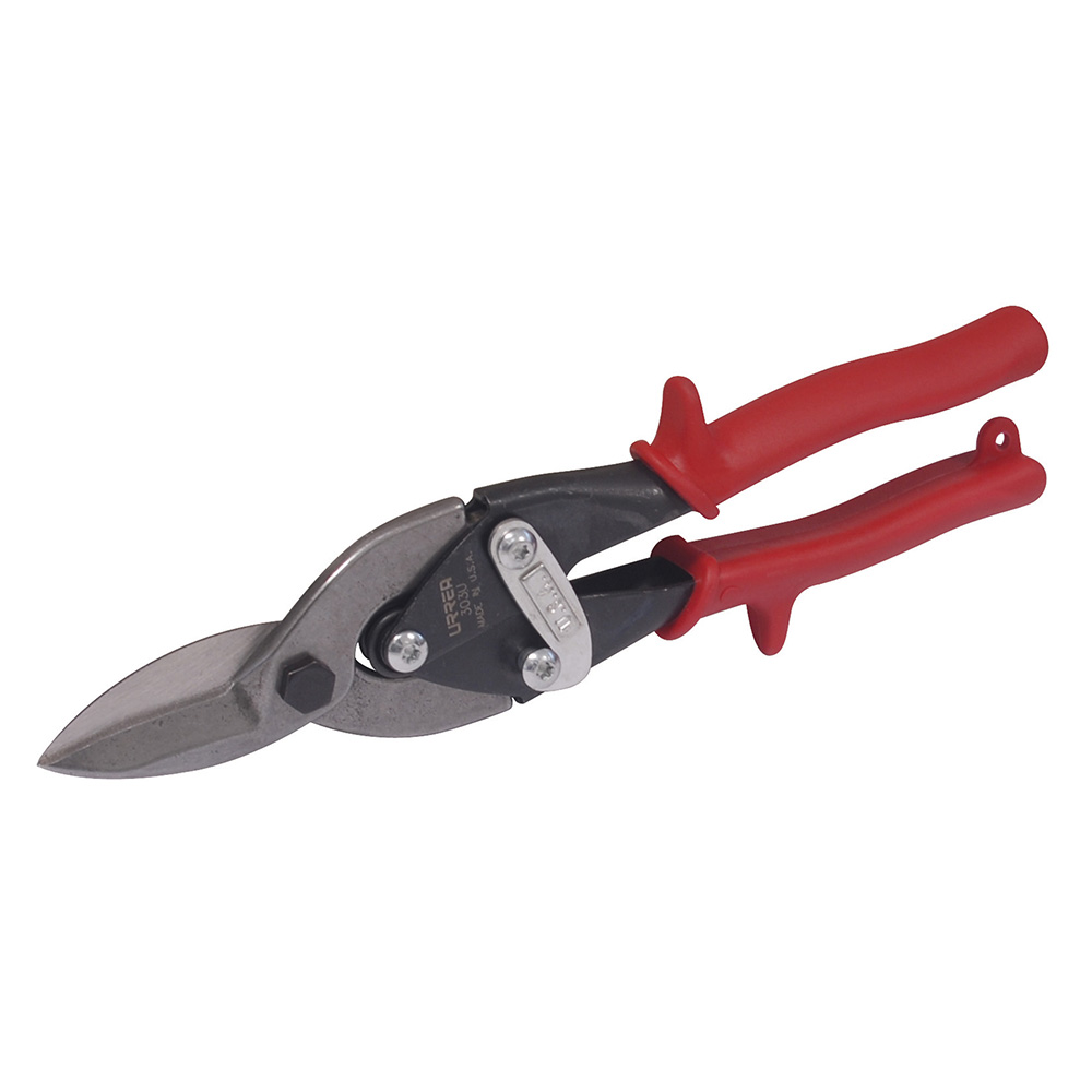 Tijera para hojalatero múltiples usos tipo aviación universal con mango rubber grip de 10"