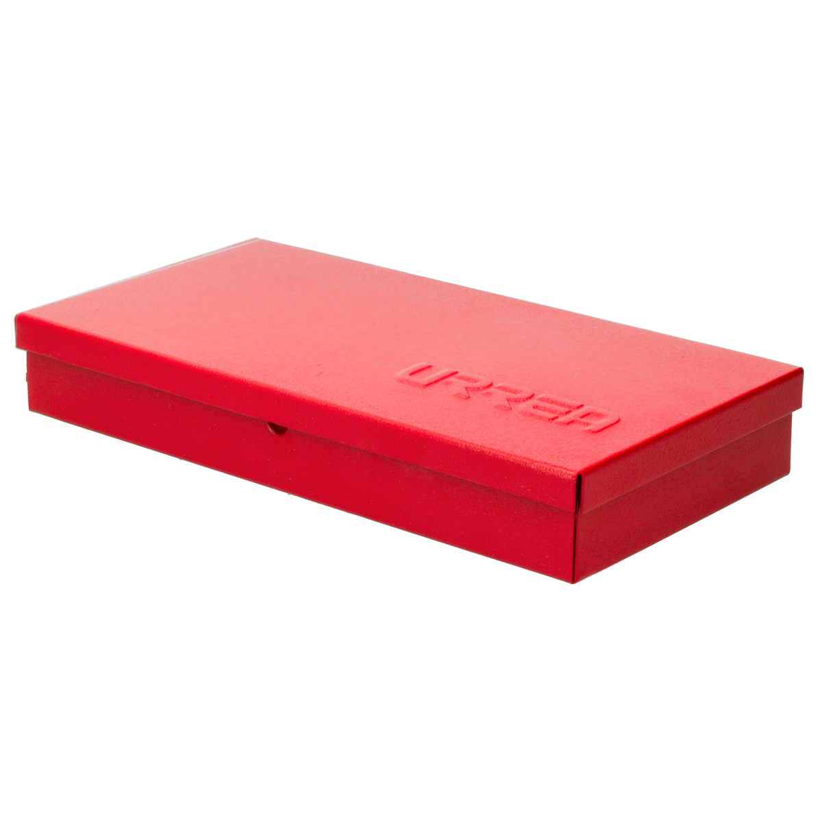 Caja metálica usos múltiples color rojo 4" x 9" x 1"
