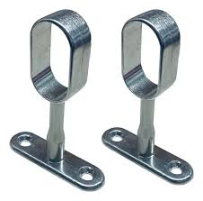SOPORTE CENTRAL OVAL . PARA CORTINERO