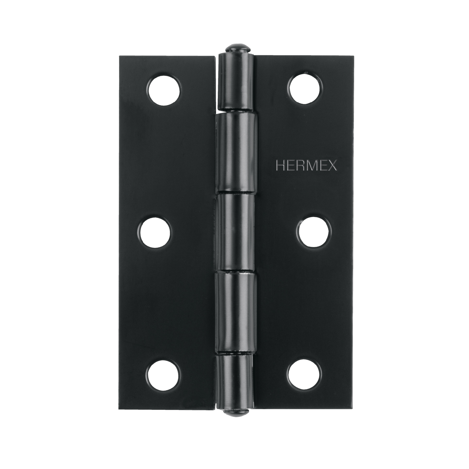 Bisagra rectangular 2-1/2 x 1-5/8', acero negro mate, HERMEX