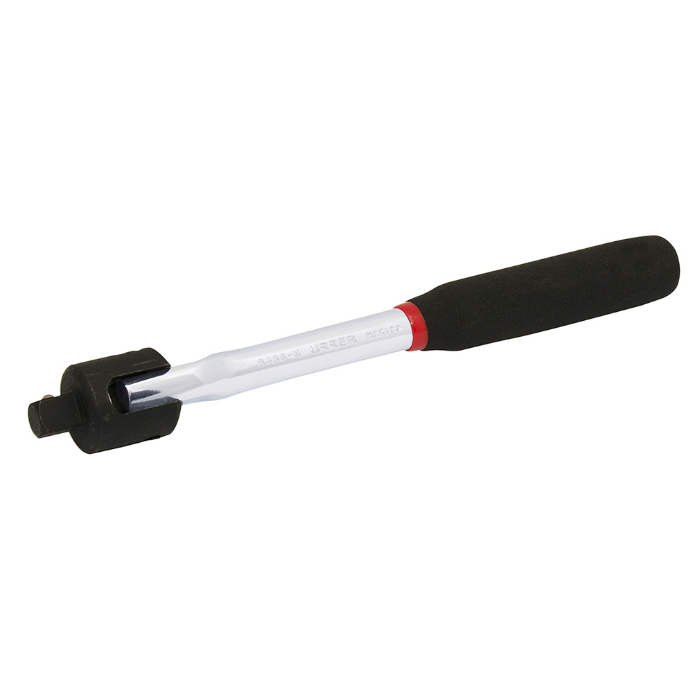 Mango articulado con mango rubber grip para dado cuadro de 1/2", 10-5/8"