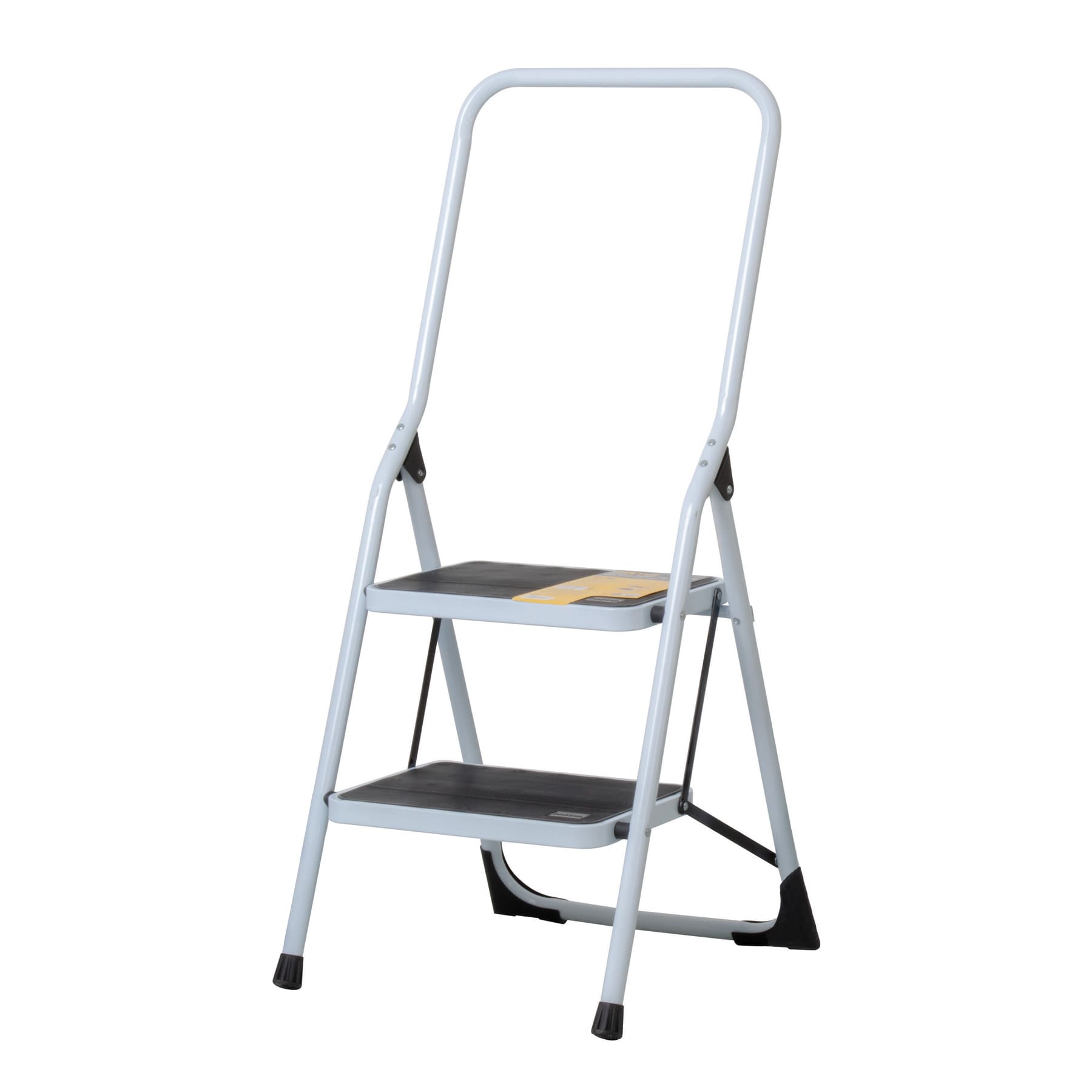 Escalerilla tubular, plegable, 2 peldaños con barandal(DESC)