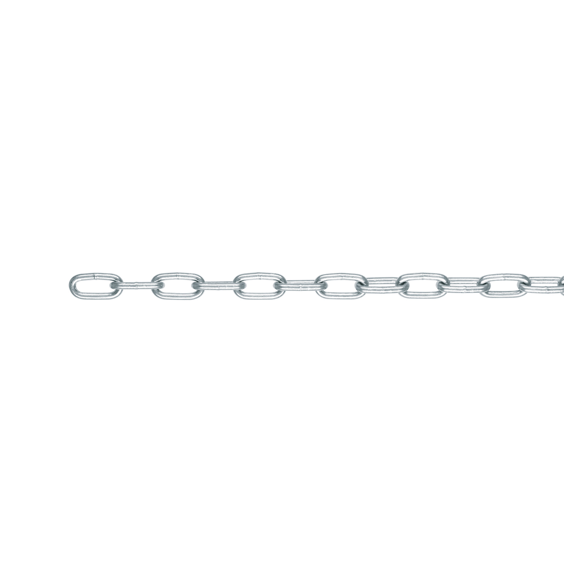 Metro de cadena galvanizada de 1/8', 75 m en cubeta, FIERO