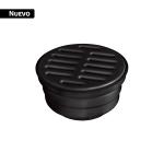 Coladera 5' universal, ABS, negra 1/4 vuelta, FOSET