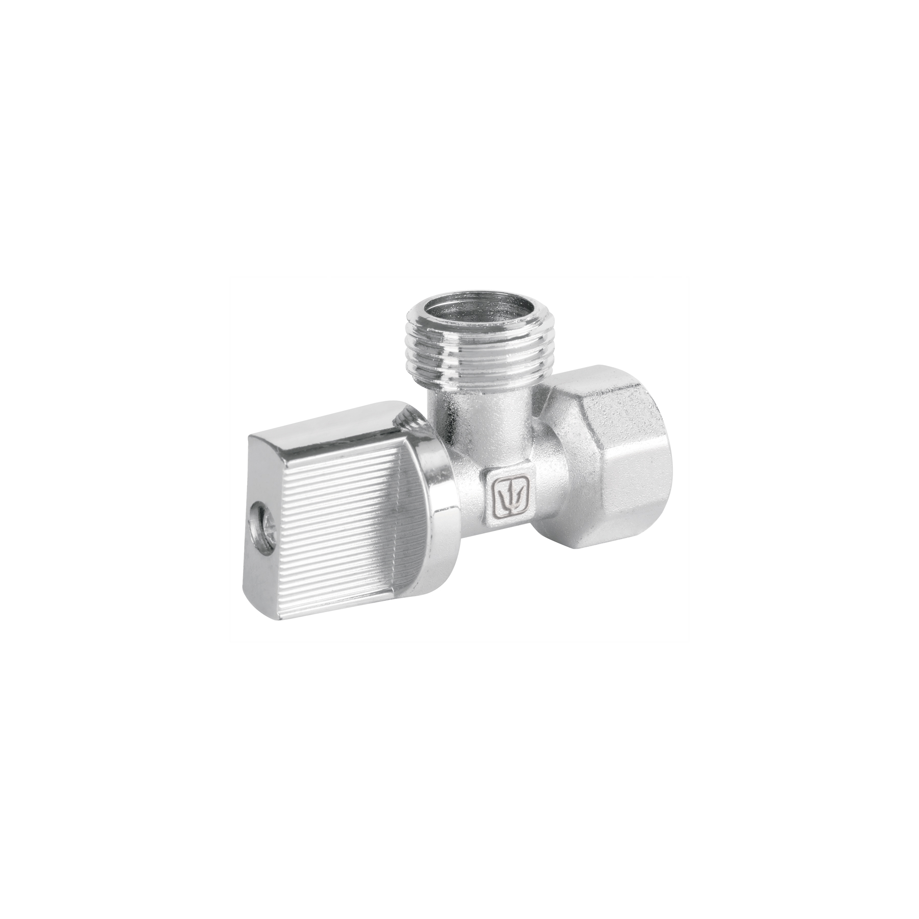 Llave angular 1/2', 1/4 de vuelta, roscable, BASIC