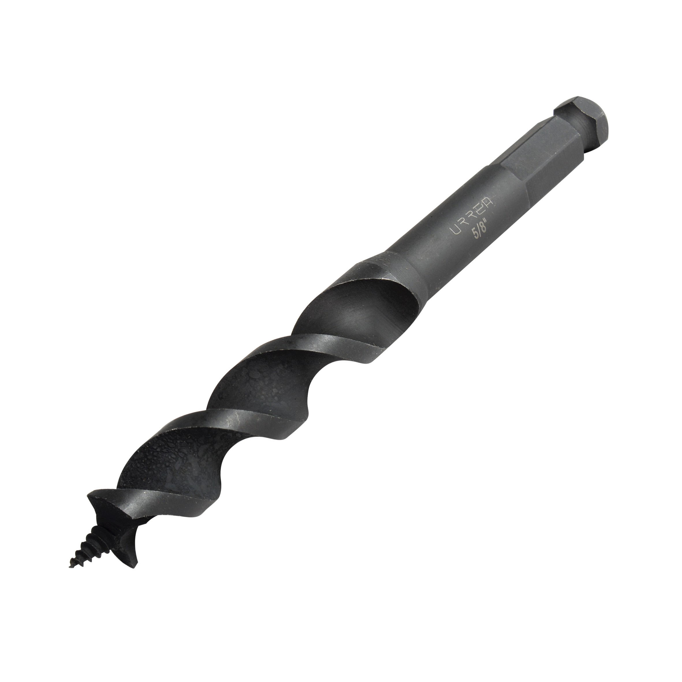 Broca para madera de acero al carbono tipo gusano 5/8" zanco de 7/16"