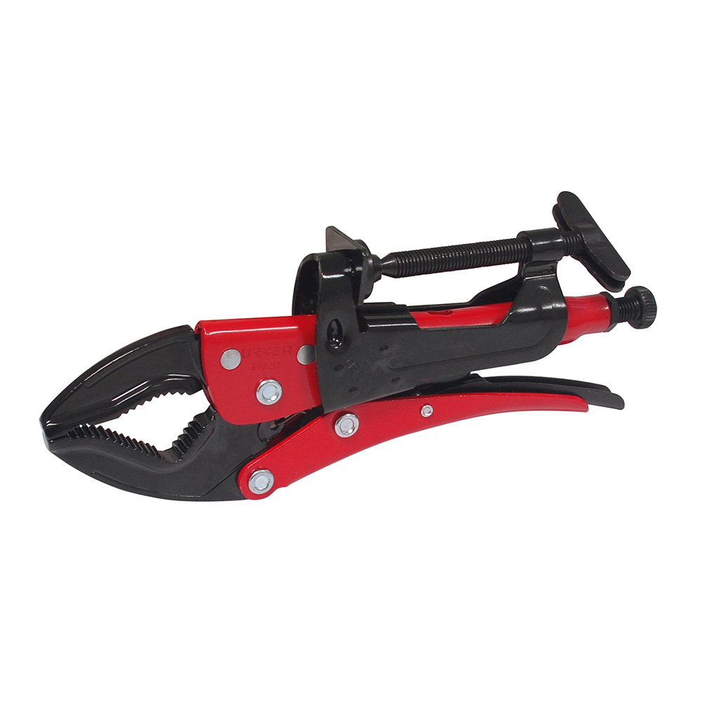 Pinza de presión quijada universal con soporte para banco de 10"