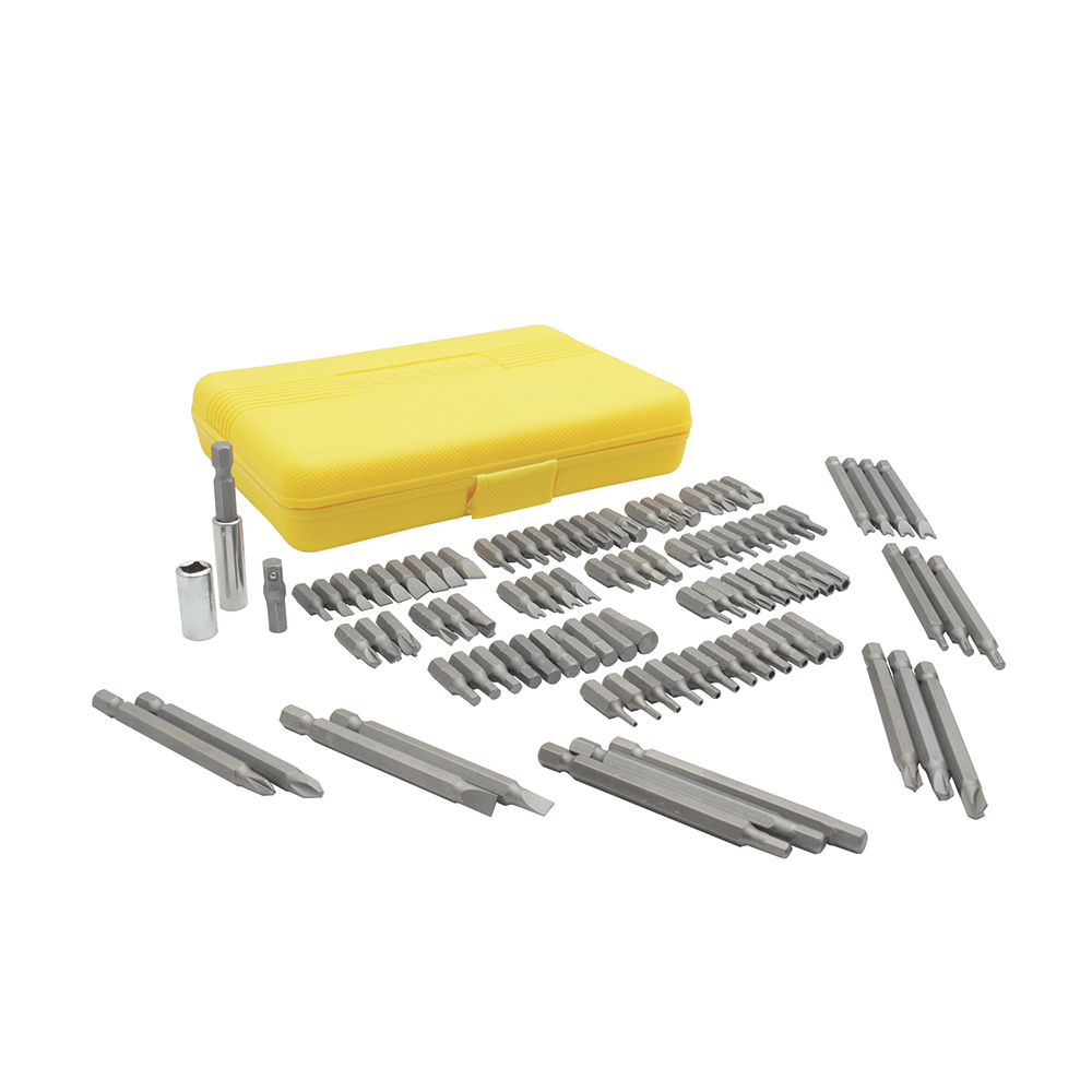 Juego combinado de puntas hexágono de 1/4", 99 piezas en caja plástica