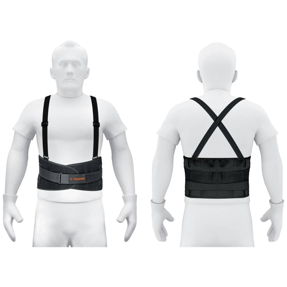 Faja lumbar con tercer cinturón, talla G, TRUPER