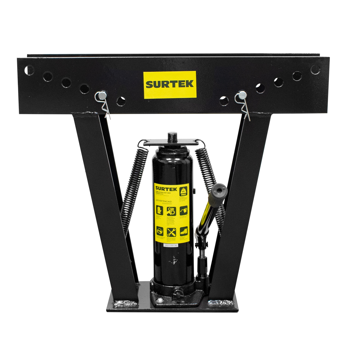Dobladora hidráulica para tubo de 1/2" a 2", 12 ton