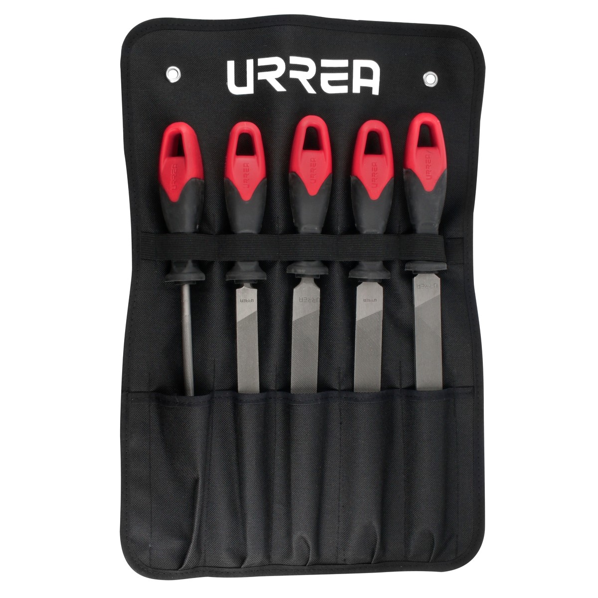 Juego de limas combinadas con mango bimaterial, 5 piezas