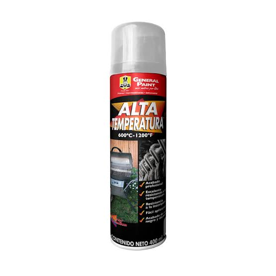 PINTURA AEROSOL NEGRO ALTA TEMP.G.P.