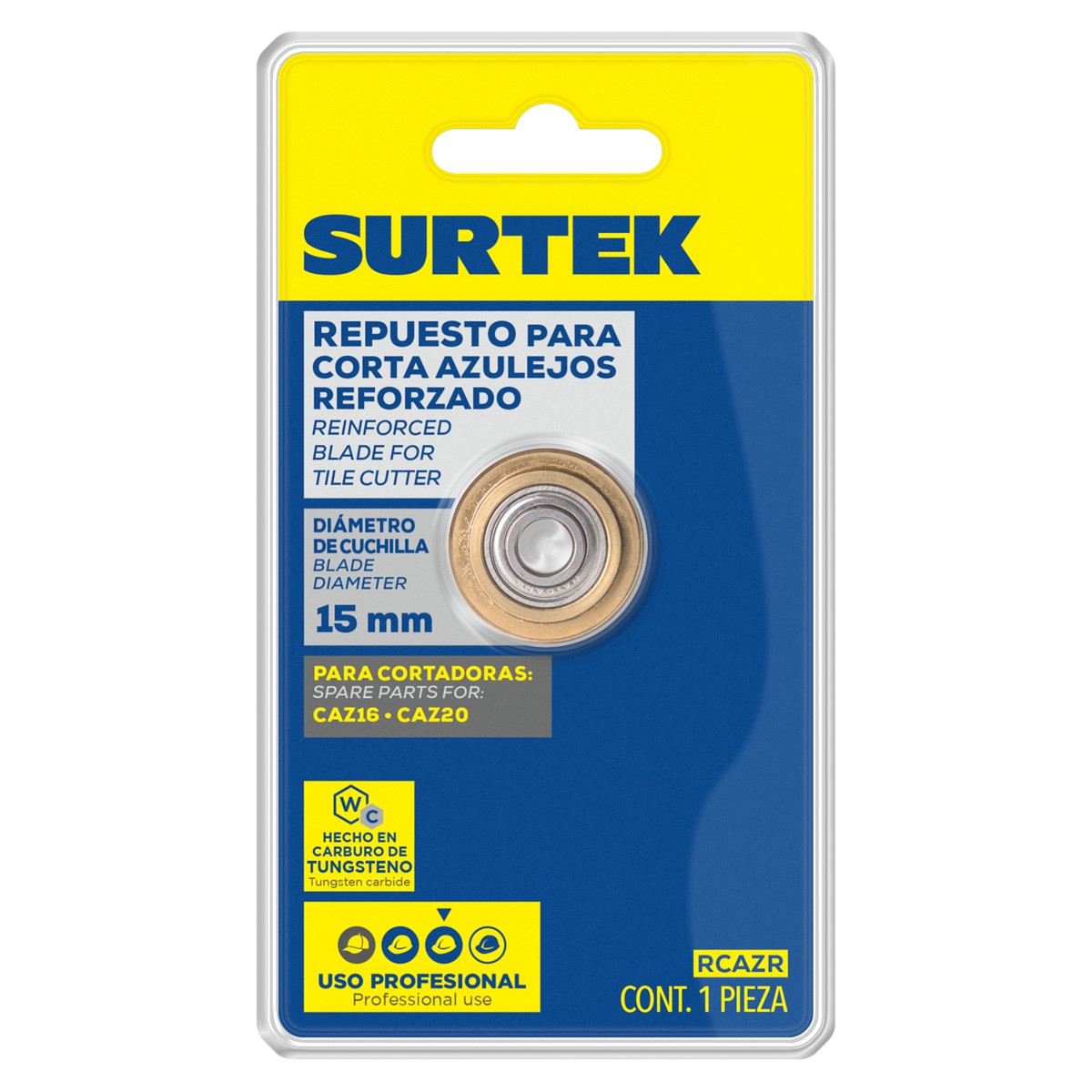 Repuesto de cuchilla para corta azulejos 15 mm CAZ16, CAZ20