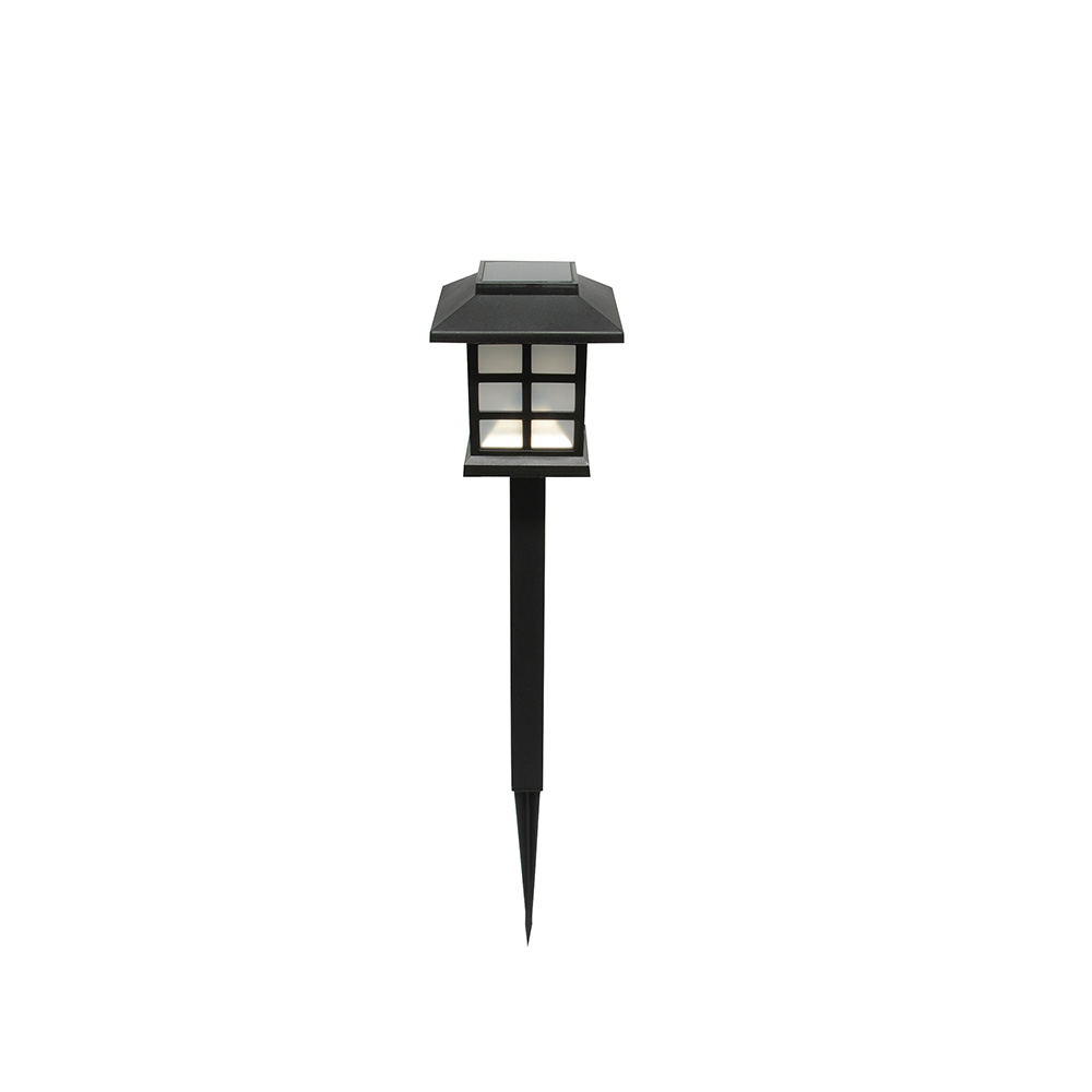 Luminario de LED estaca recargable solar tipo oriental