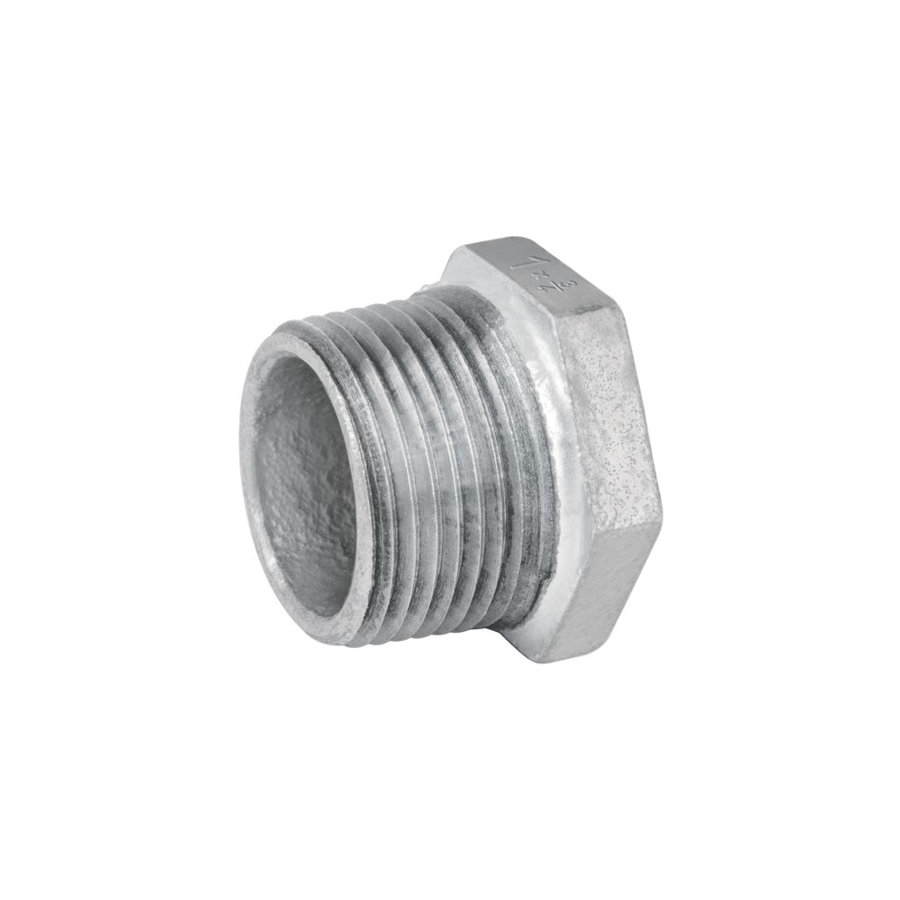 Reducción bushing acero galvanizado 1'x 3/4', FOSET