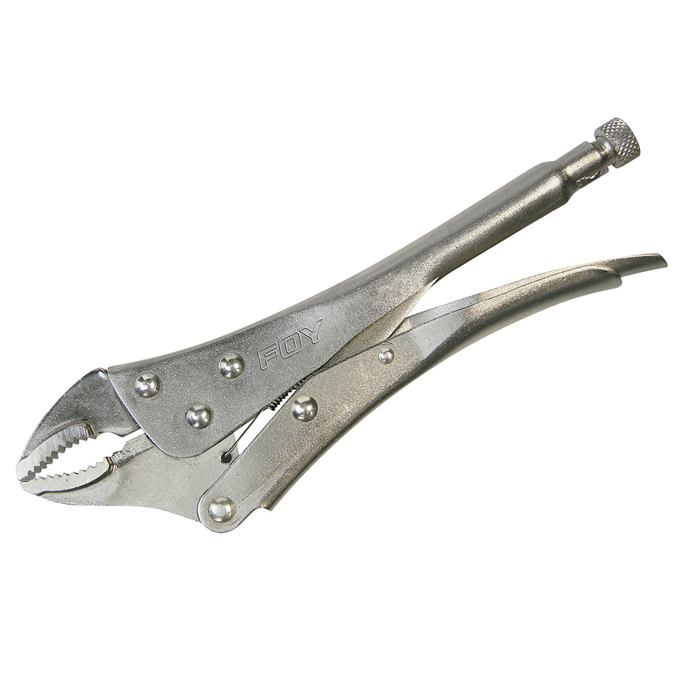 Pinza de presión quijada curva de 10"