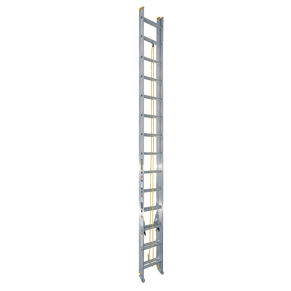 Escalera de extensión tipo III de aluminio con 28 peldaños
