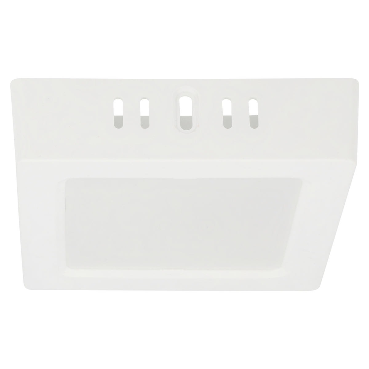 Luminario de LED de sobreponer cuadrado 6 W, luz de día