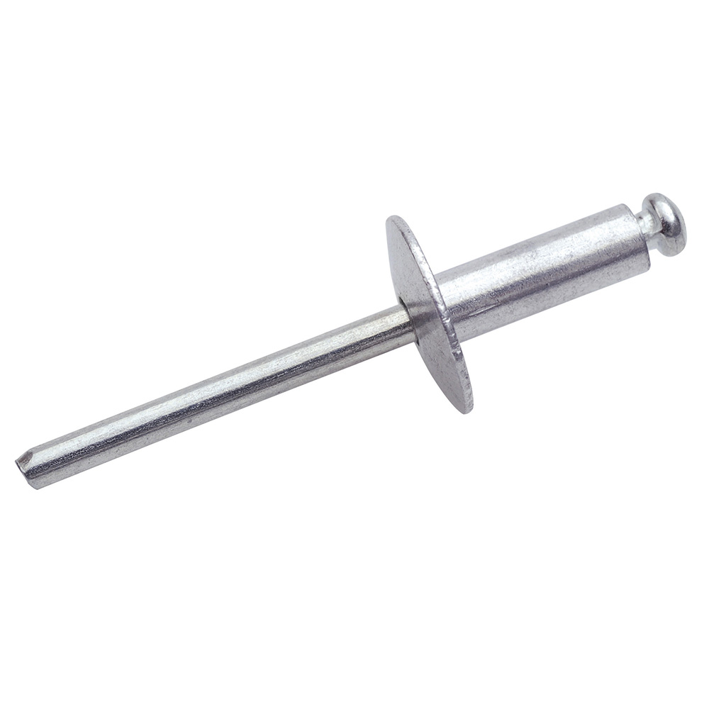 Remache cabeza ancha 3/16" x 3/8", 5 bolsas con 50 remaches