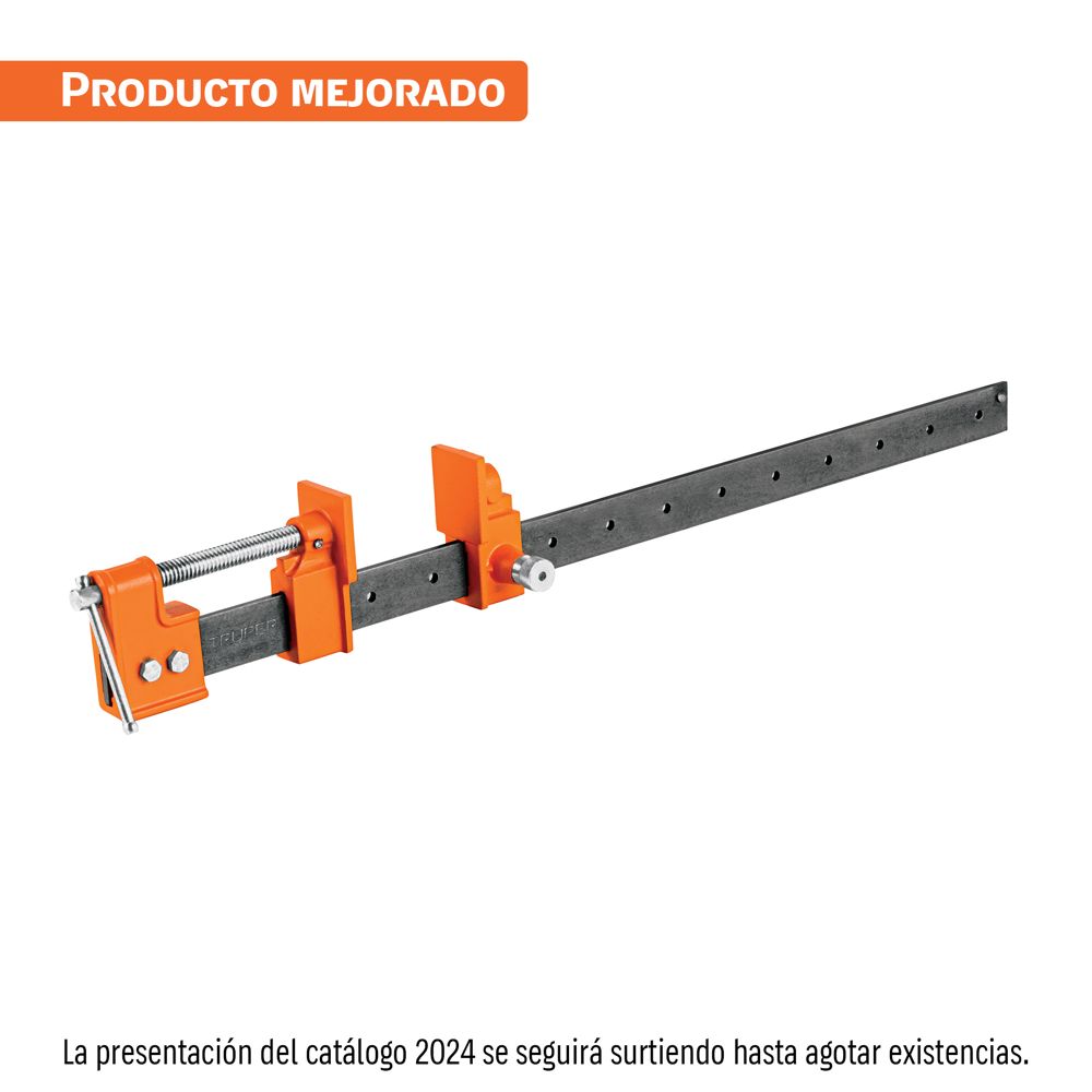 Sargento de solera 60' de acero, TRUPER