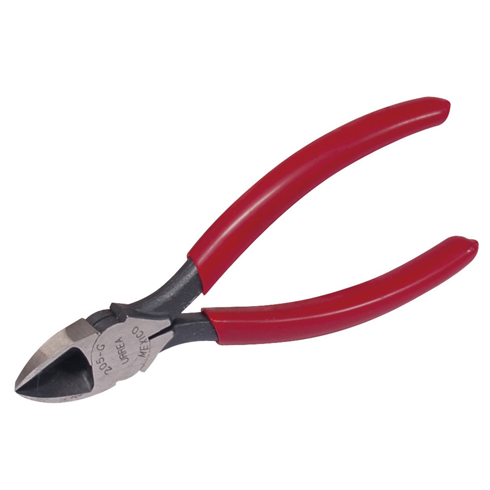Pinza para electricista con mango rubber grip con punta larga y resorte corte lat 6-5/8"