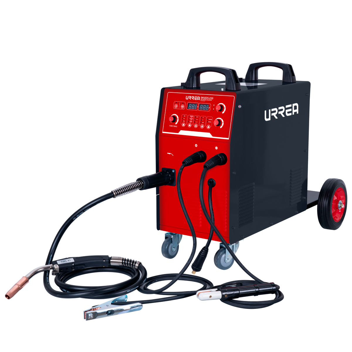 Soldadora inverter para uso con microalambre de 1 fase 220 V, 250 A