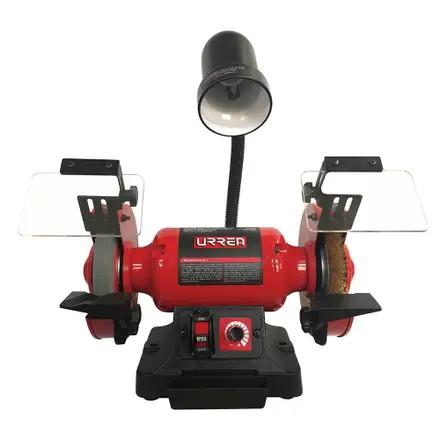Esmeril de banco con base de acero 6" 1/3 HP 250 W 120 V, 3400 RPM