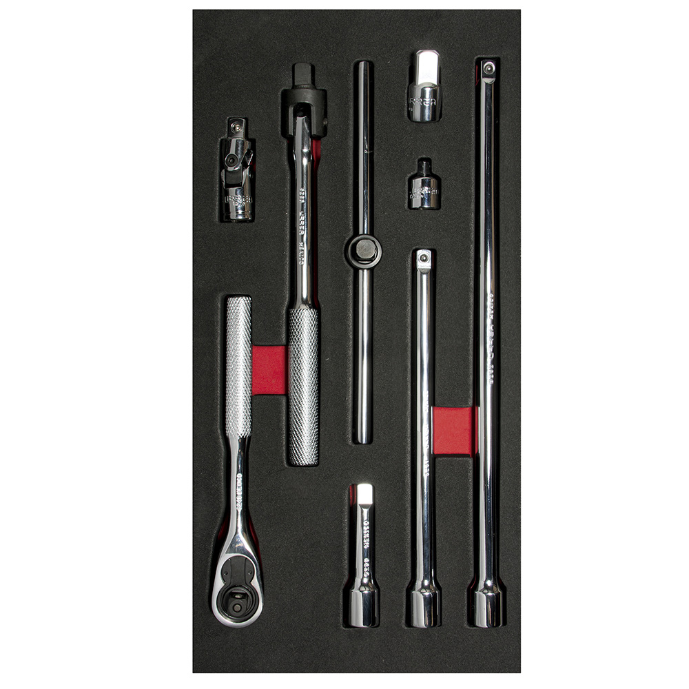 Juego de accesorios cuadro de 3/8" 9 piezas, CH105-C