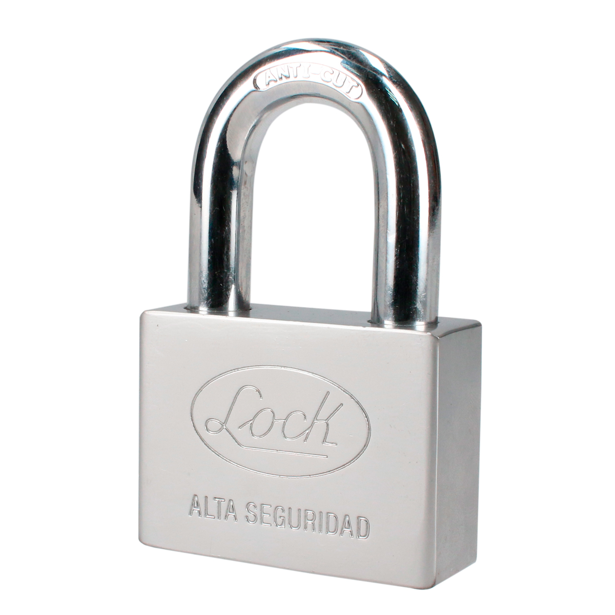 Candado de alta seguridad 60 mm, llave de disco