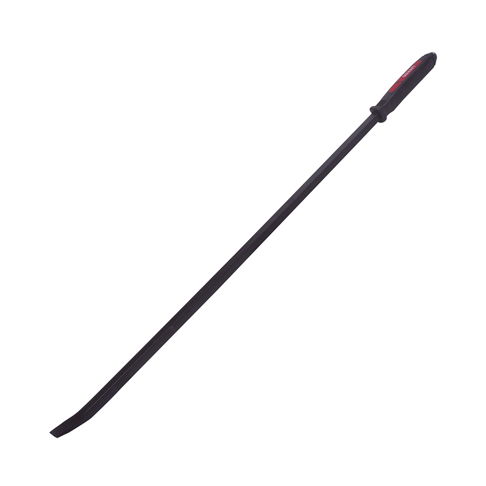 Barra de palanca punta curva con mango bimaterial y casquillo de impacto 48", 19 mm