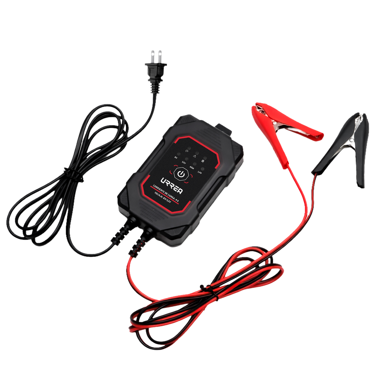 Cargador de bateria con estabilizador 4A, 6VDC, 12VDC