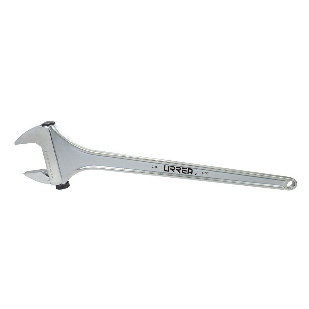 Llave ajustable cromada con ajuste rápido 30" 3"