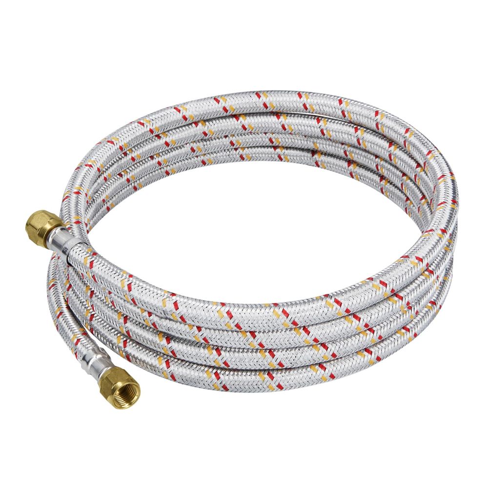 Manguera para gas, aluminio, 5/16' flare, 250cm, FOSET BASIC