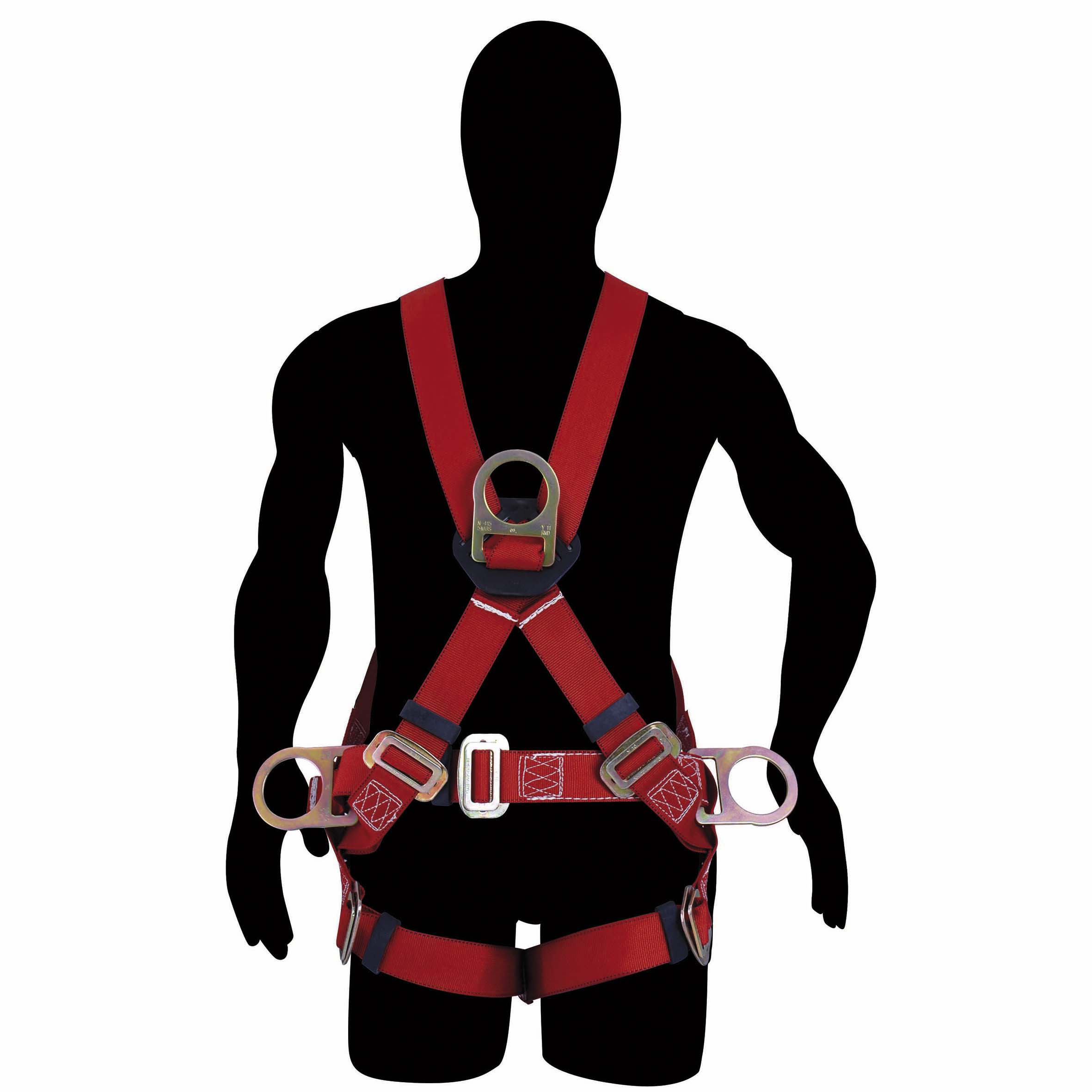 Arnés de seguridad de suspensión con cinturón, talla 36-40