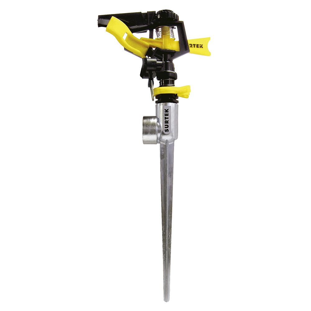 Aspersor plástico regulable por pulsación, 3/4" GHT, 2 vías