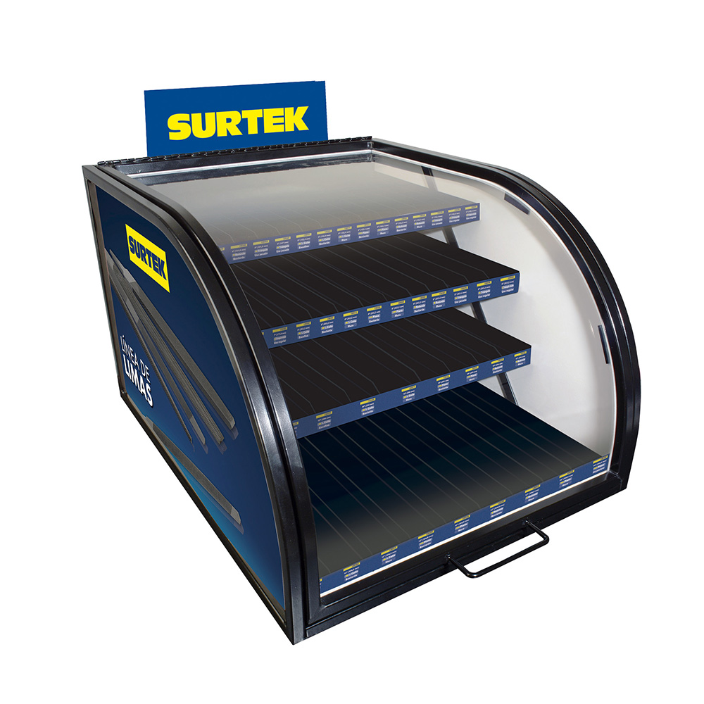 Exhibidor de mostrador para limas 31 cm x 41.5 cm x 54.5 cm