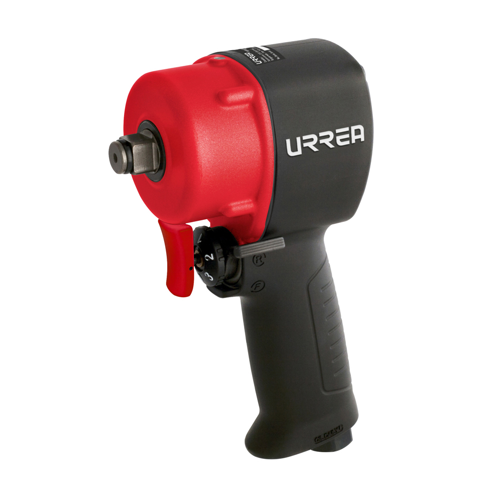 Pistola de impacto neumática cuadro de 1/2" 500 ft-lb sistema jumbo hammer
