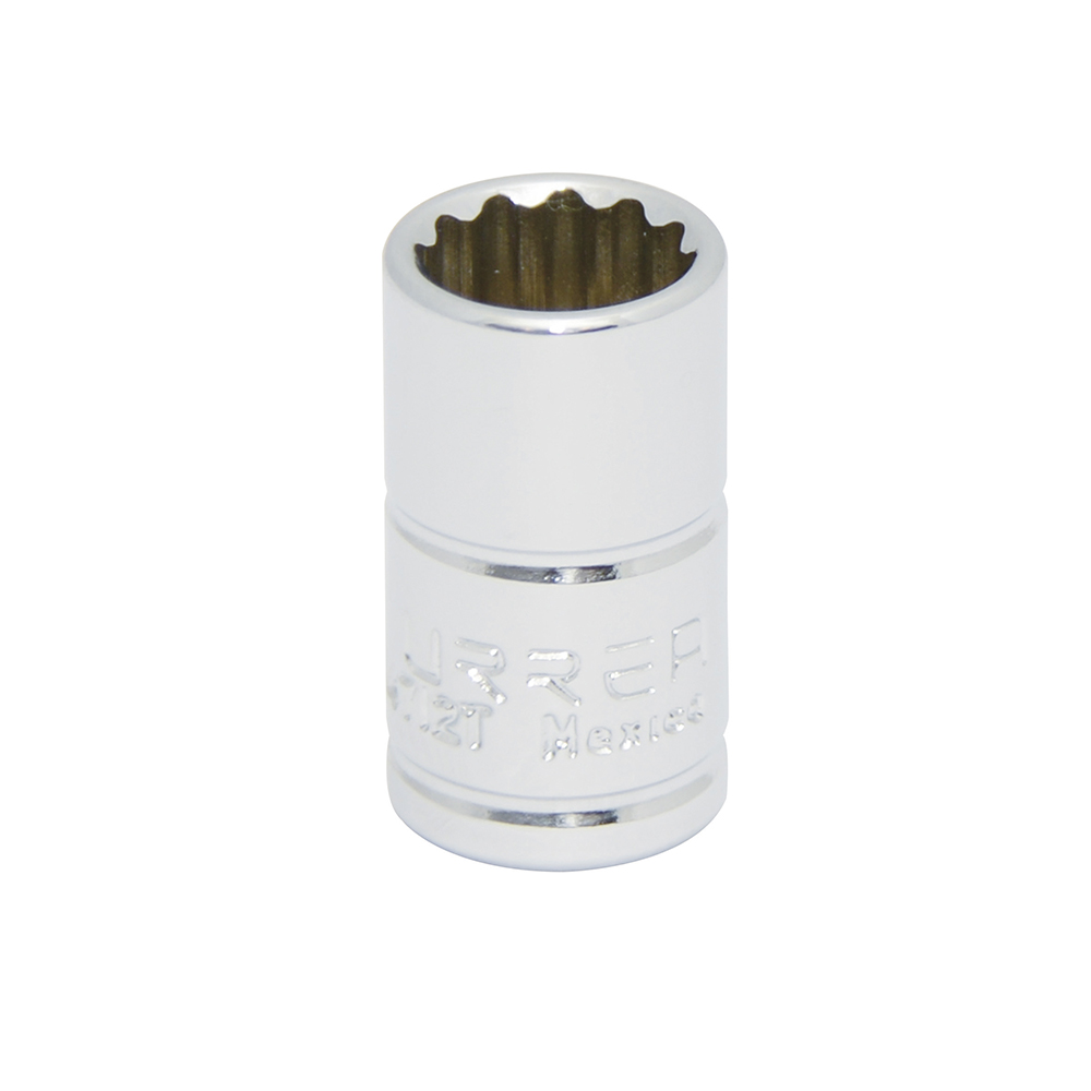 Dado cuadro de 1/4", 12 puntas, en pulgadas, 1/4"
