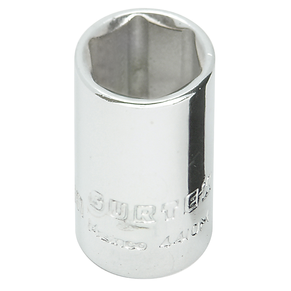 Dado cuadro de 1/4", 6 puntas, métrico, 10 mm