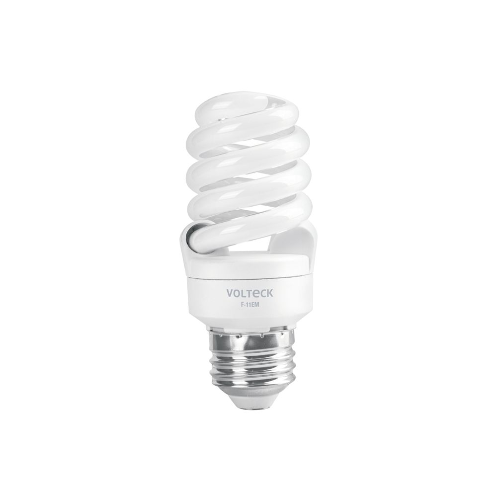 Lámpara espiral mini T2 11 W luz de día en blíster, VOLTECK