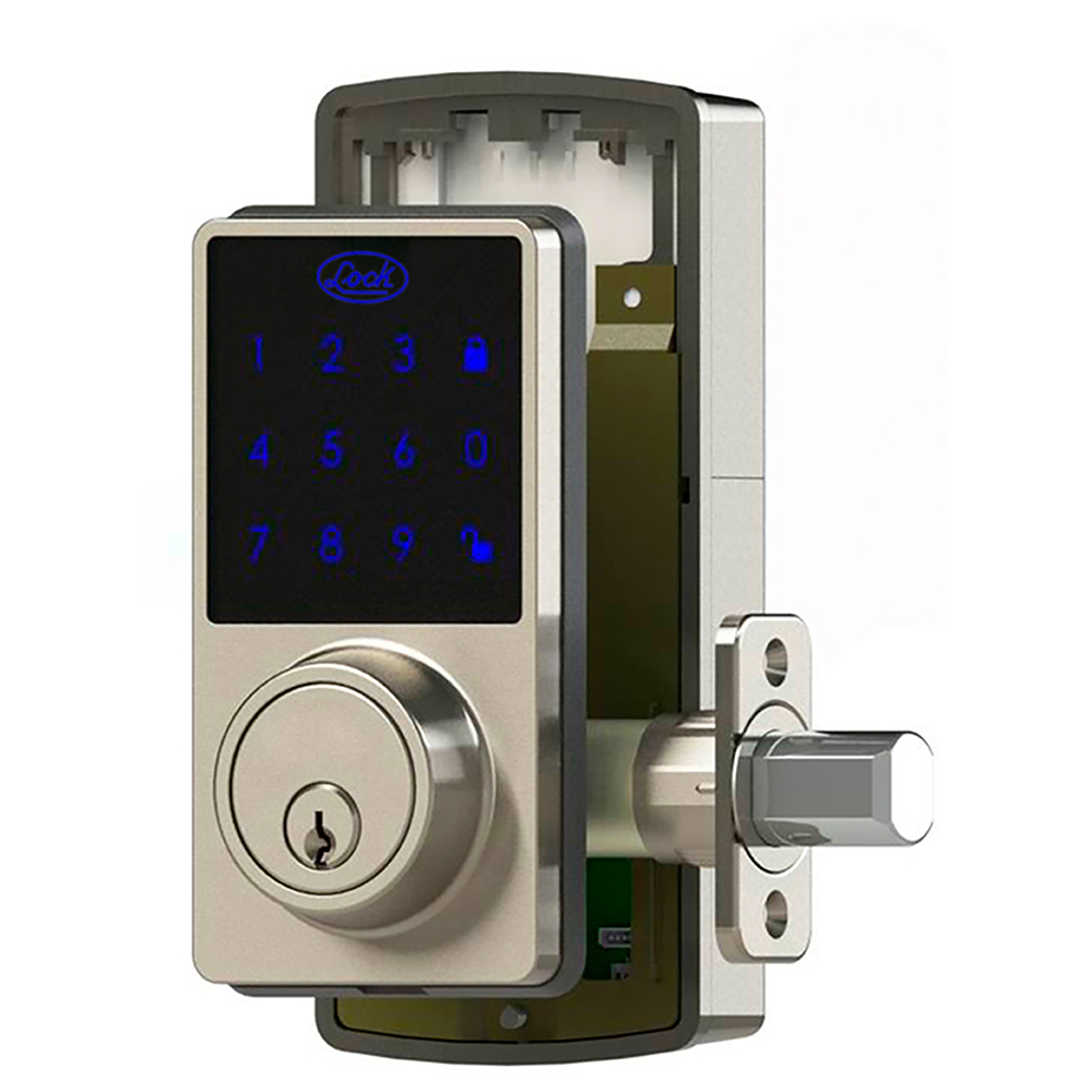 Cerrojo digital panel touch, llave estándar