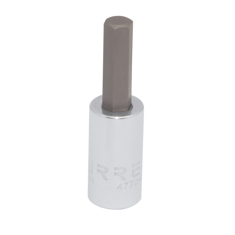 Dado con punta hexagonal cuadro de 1/4", en pulgadas, 1/4"