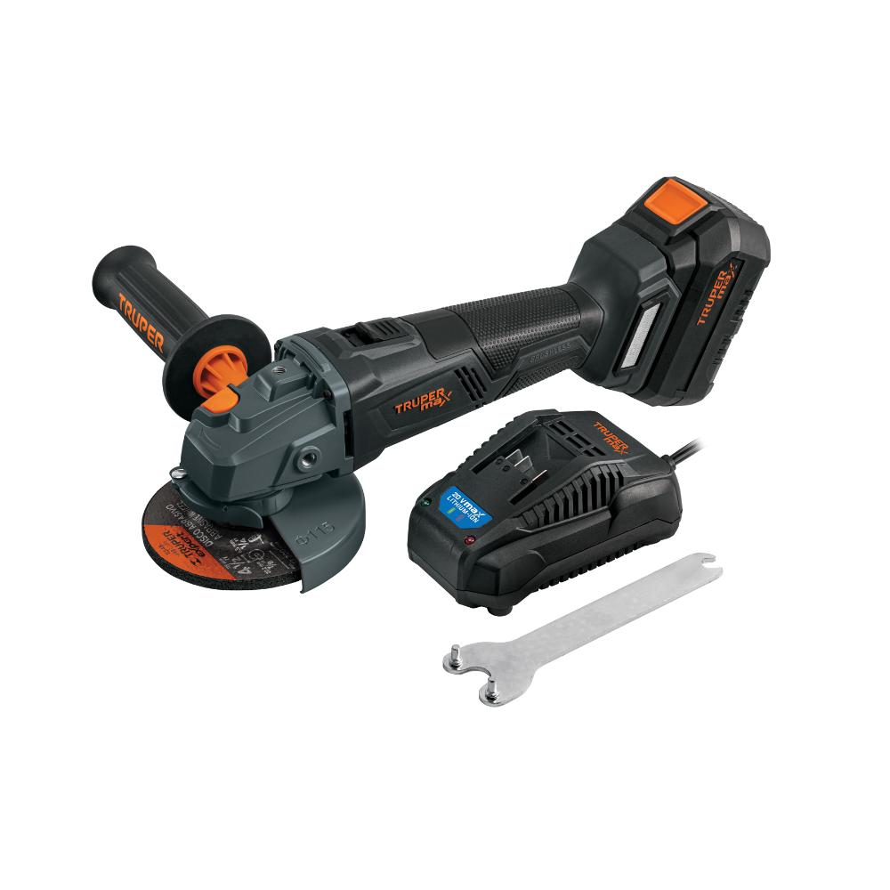 Esmeriladora 4-1/2', 20V, 1 batería 4Ah, MAX