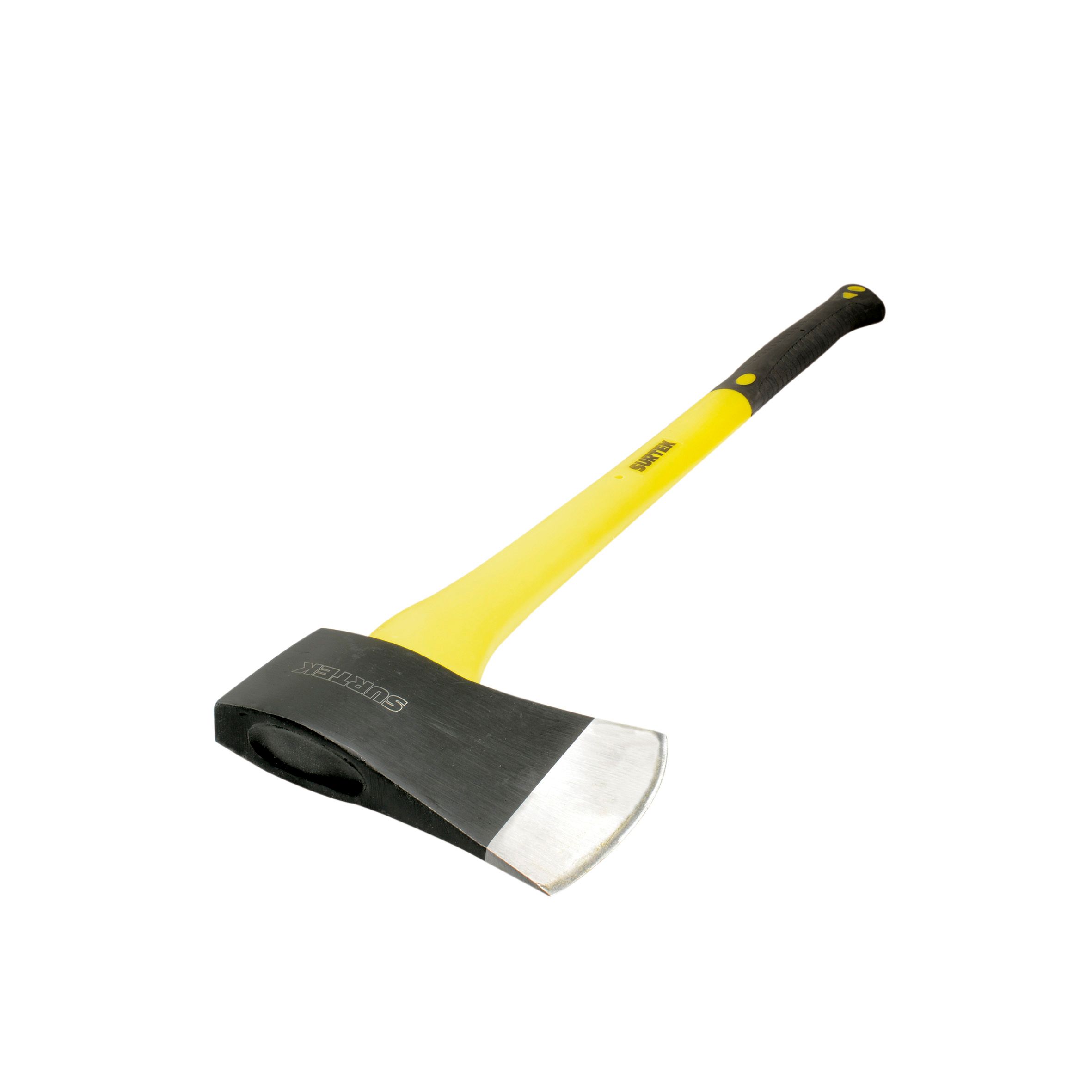 Hacha tipo Michigan de cabeza forjada en acero con mango de fibra de vidrio,36", 3-1/2 lb