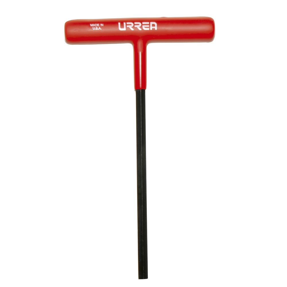Llave hexagonal corta tipo "T" ergonómica en pulgadas, 3/8"