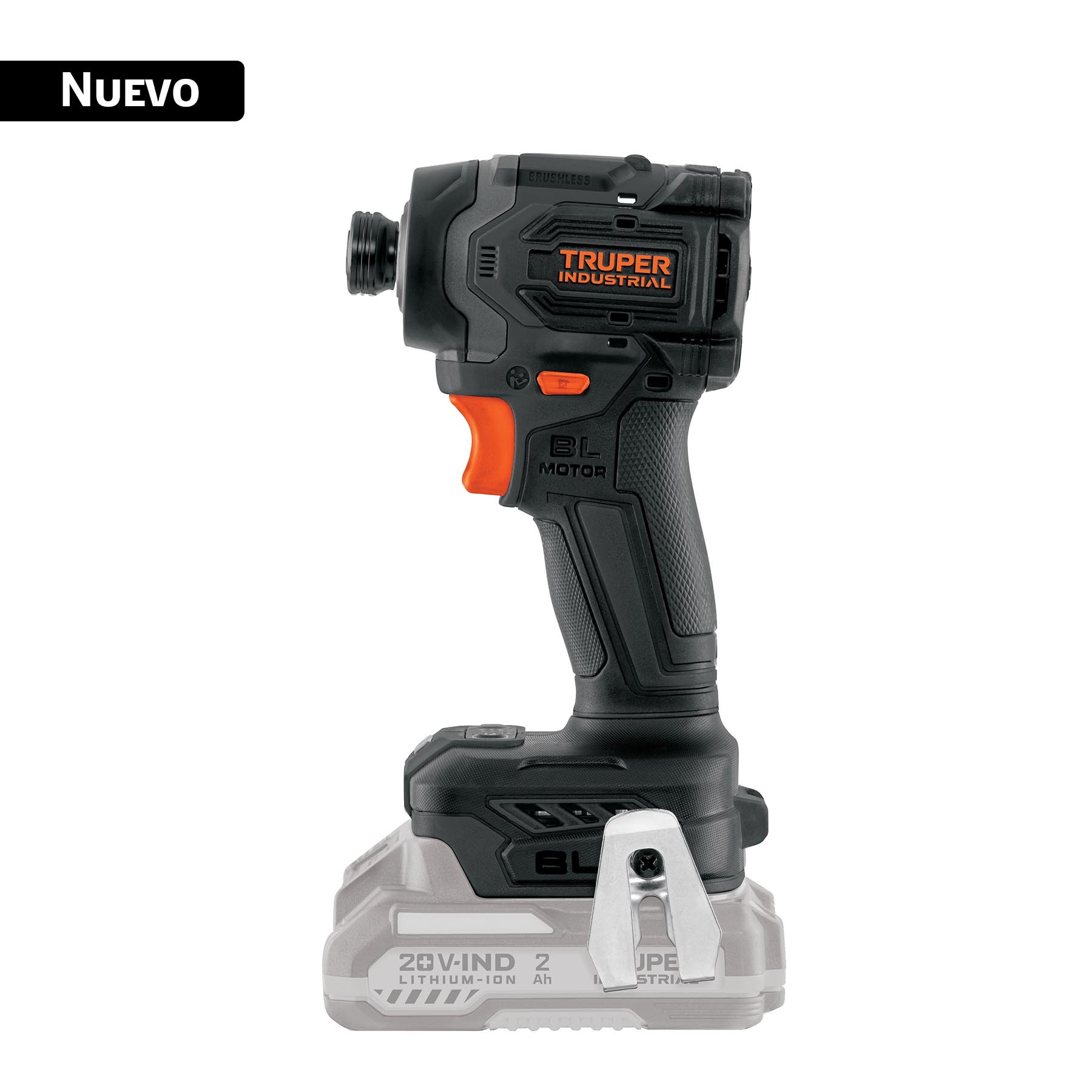 Destornillador de impacto 1/4' 20V, s/accesorios, INDUSTRIAL